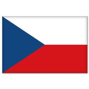  Czech Republic Flag Ceská bumper sticker decal 5 x 3 