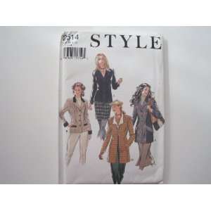    Style Pattern 2514 Misses Jackets Sizes 8 18 Style Pattern Books