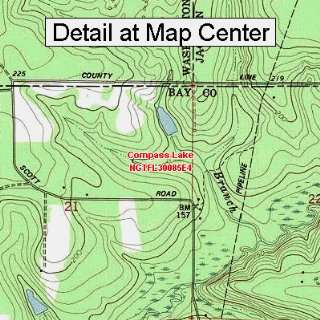  USGS Topographic Quadrangle Map   Compass Lake, Florida 
