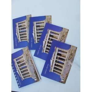  4 x 6 3D Spiral Souvenir Notepad and 4 Postcards Set   Greek 