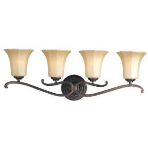  Maxim Lighting 20992WSWR 4 Light Chelsea Bathroom Light 