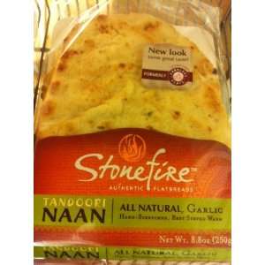 Stonefire Authentic Flatbreads All Natural 8.8 Oz, Garlic (Pack of 3)