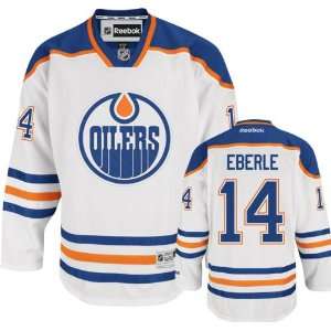  Jordan Eberle Jersey Reebok White #14 Edmonton Oilers 