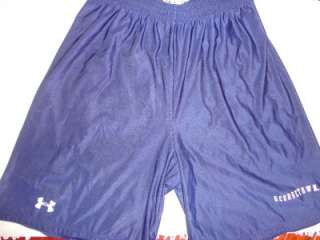 UNDER ARMOUR MENS NAVY BLUE SHORTS SIZE LARGE  