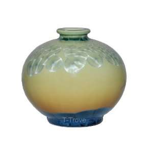  Crystalline Vase Sphere Shaped 4in