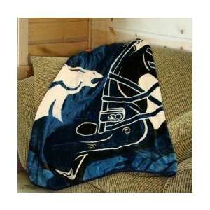  Denver Broncos 50x60 Royal Plush Blanket Throw Sports 