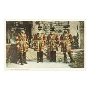  Beefeaters, Tower of London Travel Premium Poster Print 