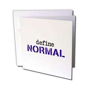  Mark Andrews ZeGear Cool   Define Normal   Greeting Cards 