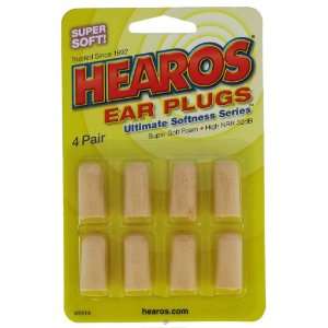  Hearos Ear Plugs Ultimate Softness Series 4 Pairs Health 