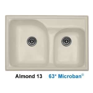CorStone 24263 Almond with Microban Avondale Avondale Double Bowl Self 