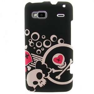 Hard Snap on Shield With LOVE & DEATH Design Faceplate Cover Sleeve 