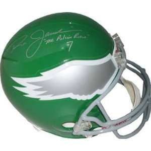  Ron Jaworski Signed Eagles Full Size Replica Helmet 