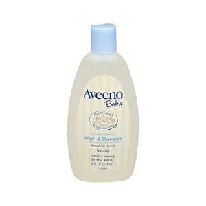  Aveeno Baby Tear Free Body Wash & Shampoo Lightly Scented 