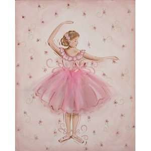    Renditions By Reesa Tutu Ballerina Embellished Canvas Art Baby