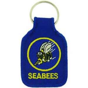  U.S. Navy Seabees Keychain 2 3/4 Automotive