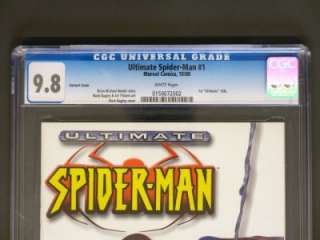 Ultimate Spider Man #1 MARVEL 2000 CGC 9.8 NM/MT   RAREST White Cover 