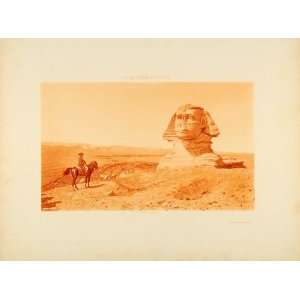  1894 Photogravure Napolean Sphinx Jean Leon Gerome 