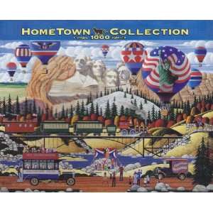  Hometown Collection 1000 Piece Puzzle Mt. Rushmore Toys & Games