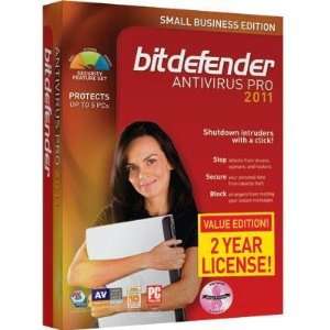  New Bitdefender Antivirus 2011 Pro 2year 5 Pc Scan Faster 