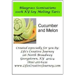   KY Soy Melting Tarts  Cool Cucumber & Melon BBW Type 
