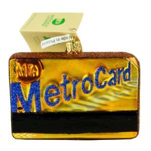  New York City MTA Metrocard Ornament