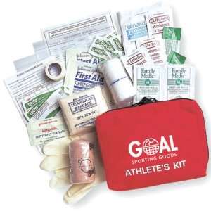 Goal Sporting Goods Athletes First Aid Kit w Nylon Carry Bag  