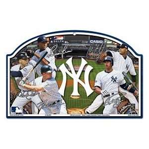  New York Yankees MLB Wood Sign Players Design Sports 