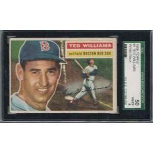  1956 Topps TED WILLIAMS # 5 WB (SGC 50/4) HOF   MLB 