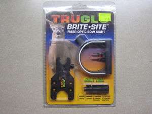 TruGlo Brite Site Fiber Optic Bow Sight TG550L 3 Pin  
