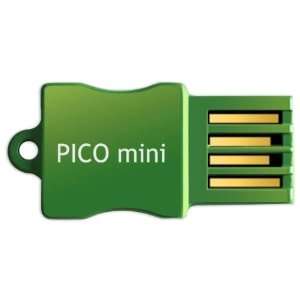  Super Talent Pico Mini B 4GB USB2.0 Flash Drive (Green 