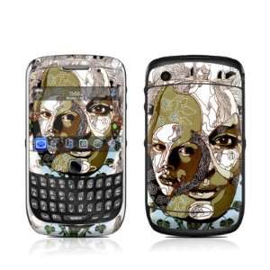 Two Faced Design Protective Skin Decal Sticker for BlackBerry Curve 3G 