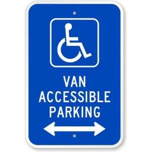  Van Accessible Parking (Bidirectional Arrow) (with Graphic 