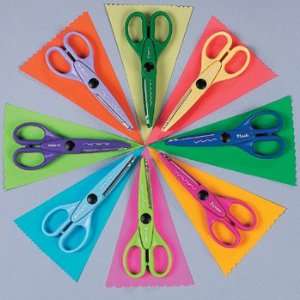  Scrapbook Assorted Curvy Cut Scissors Set   8 pairs 