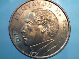 1959 MEXICO   10 Centavos   AU  