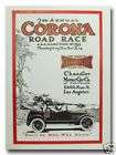 1914 Corona 2nd Annual Road Race Chandler rare poster l