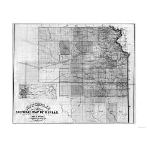  Kansas   Panoramic Map Premium Poster Print, 24x32