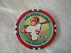 LAS VEGAS CLUB NV $5 Casino Chip Token BASEBALL