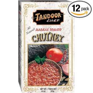 Tandoor Chef Madras Tomato Chutney, 10 Ounce Boxes (Pack of 12 