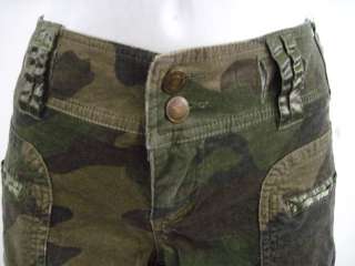 CELLO Green Camoflage Pants Slacks Trousers Size S  