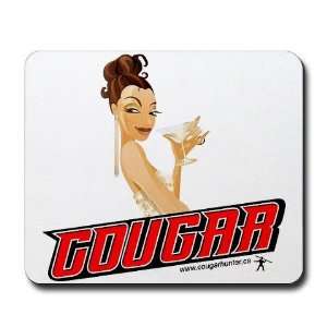 Drinking Cougar Cougar Mousepad by  Sports 