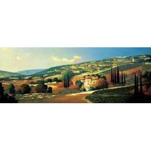  Max Hayslette   My Villa In Tuscany Canvas
