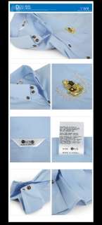 B07 22(TWS508) Mans Casual Spandex Slim Shirt / 3color  