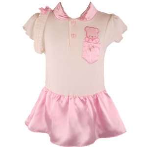    Bon Bebe Baby Girls Teddy Bear Ballerina Onesie Dress Baby