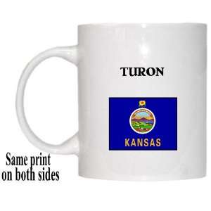  US State Flag   TURON, Kansas (KS) Mug 