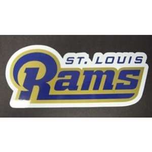  St. Louis Rams Team Name NFL Car Magnet