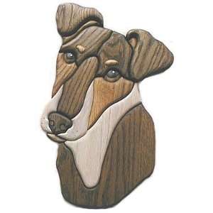  Smooth Fox Terrier Wooden Dog Plaque