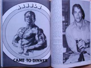   bodybuilding muscle magazine/ARNOLD SCHWARZENEGGER 1979 80  