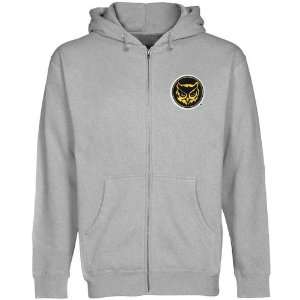  Kennesaw State Owls Ash Logo Applique Midweight Full Zip 