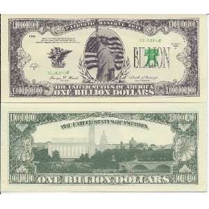  1 Billion Dollar Novelty Bill 