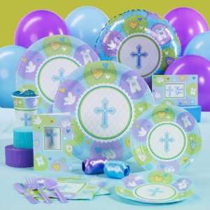 Sweet Blessing Blue Baby Shower Standard Party Pack for 16 